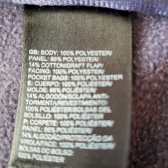 The North Face Purple Gray Full Zip Casual Lightweight‎ Outdoor Hoodie Jacket M - Picture 9 of 9